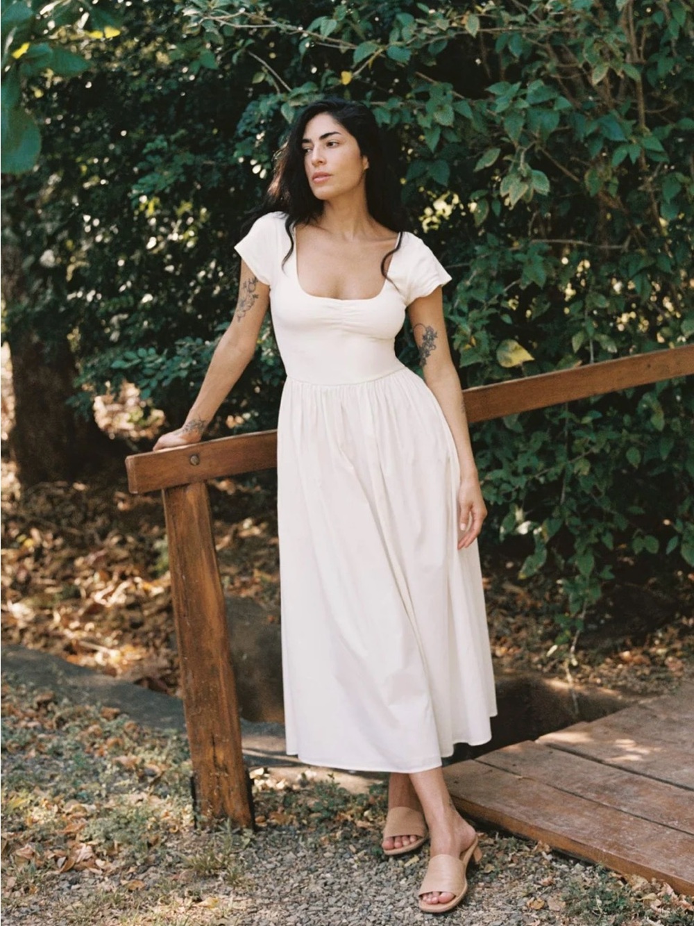 Christy Dawn Monica Dress in Antique White - Picture 8 of 10